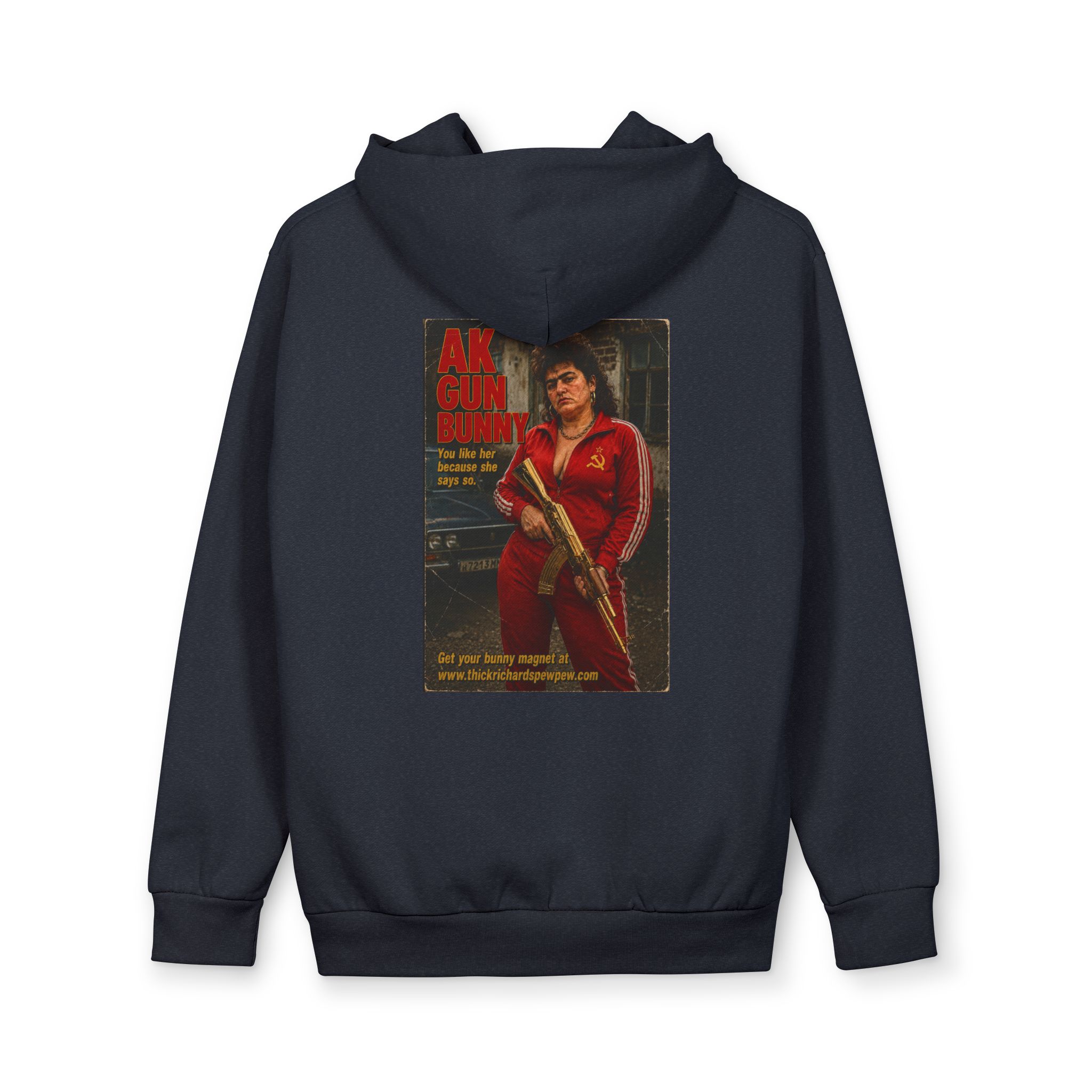 Thick Richards Ak Gun Bunny Oversized Hoodie - Image 11