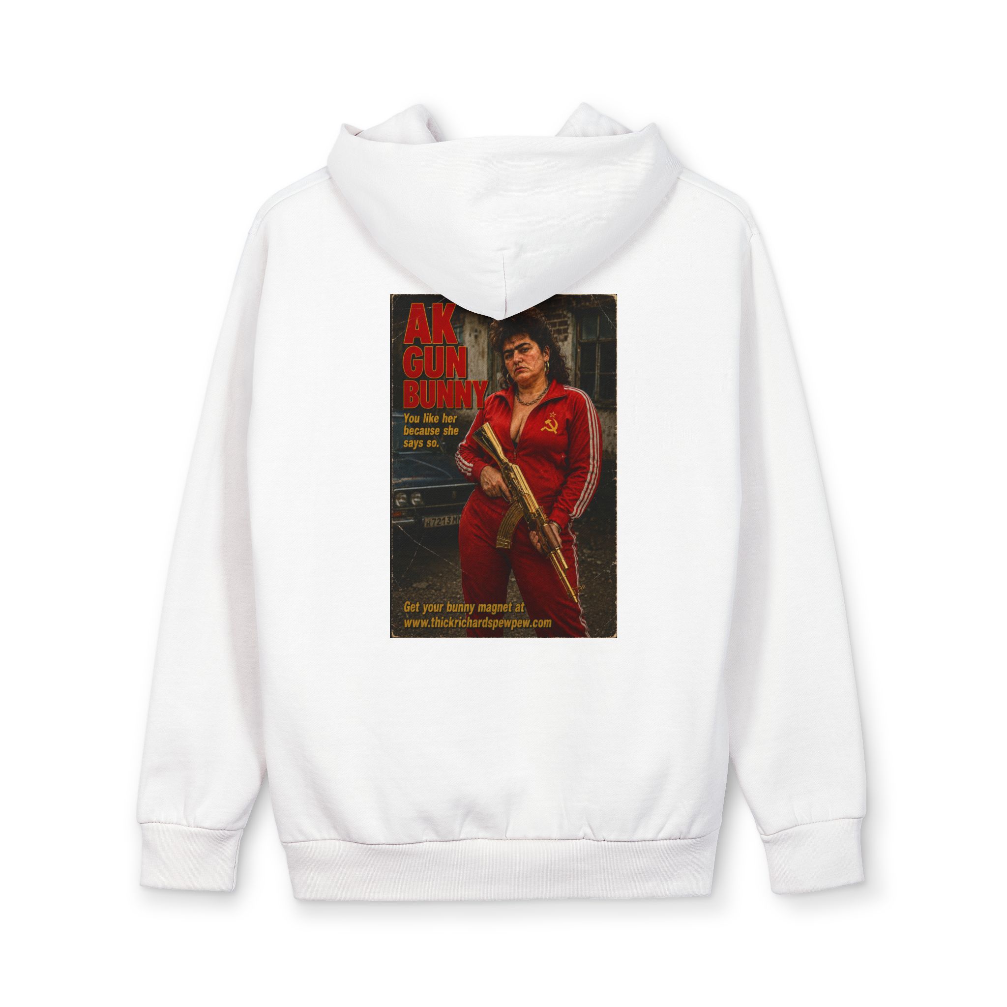 Thick Richards Ak Gun Bunny Oversized Hoodie