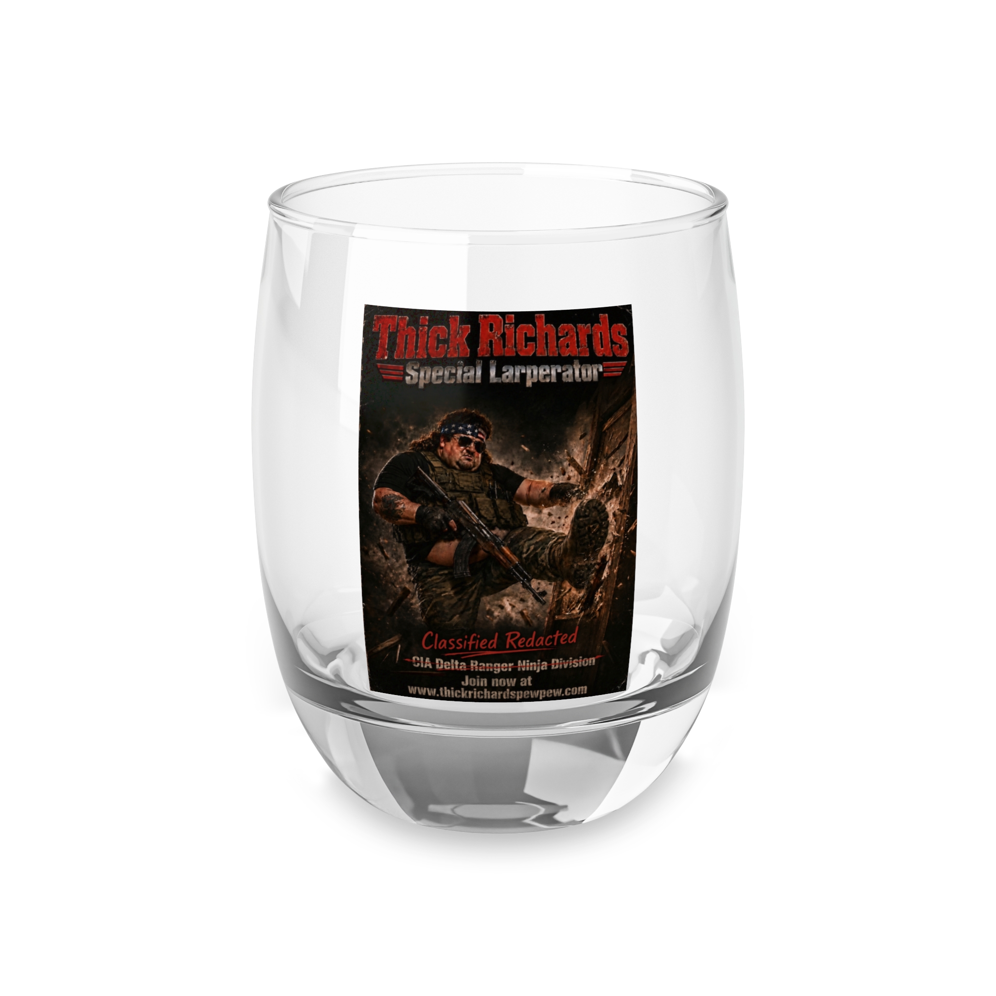 Thick Richards Special Larperator Whiskey Glass