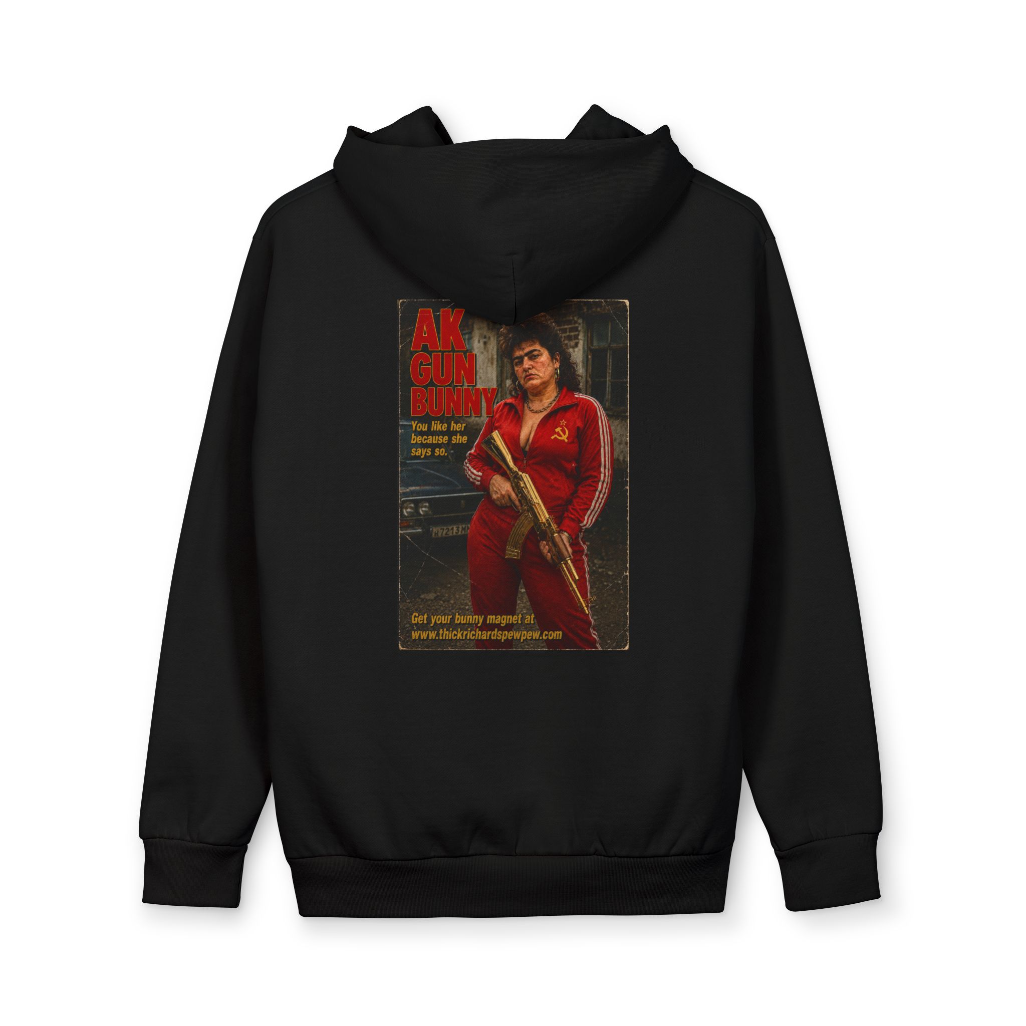 Thick Richards Ak Gun Bunny Oversized Hoodie - Image 7