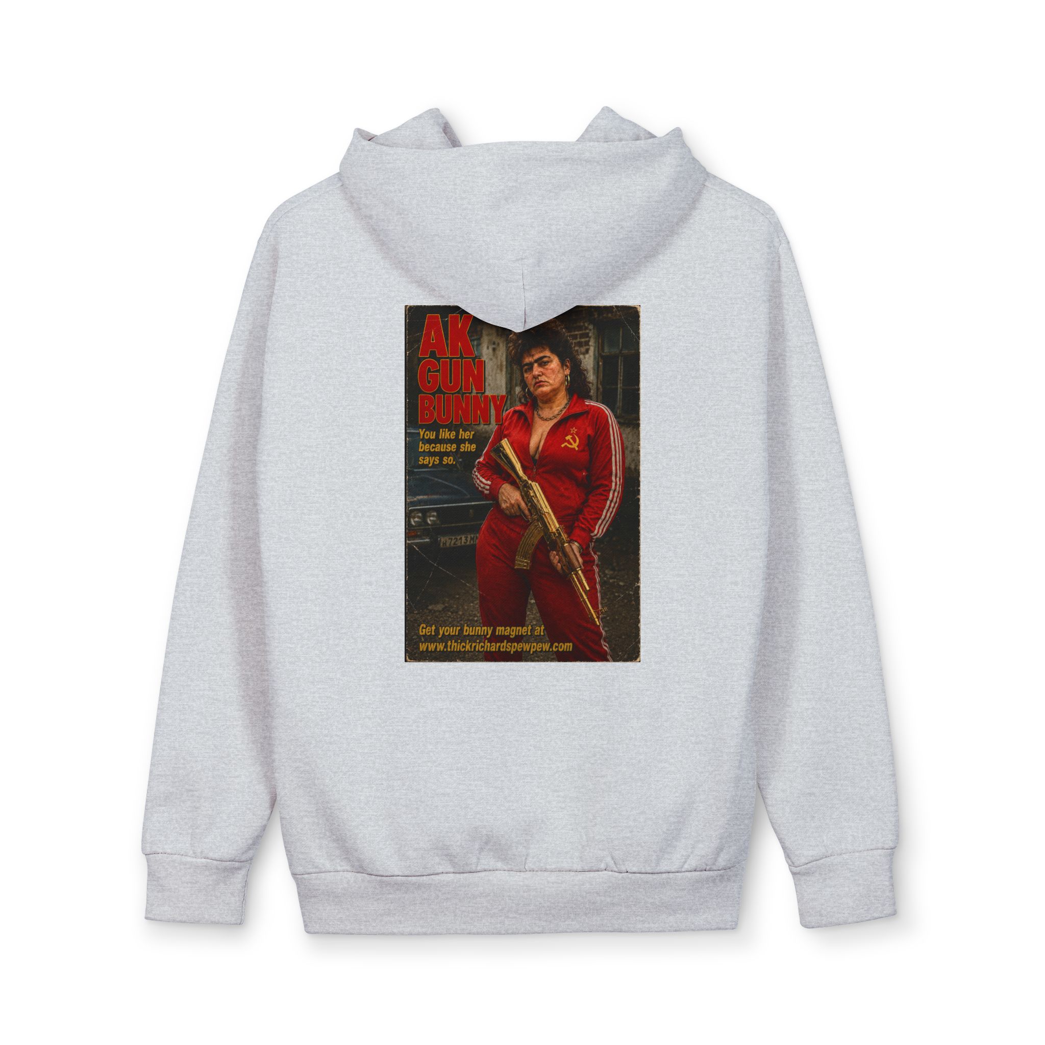 Thick Richards Ak Gun Bunny Oversized Hoodie - Image 5
