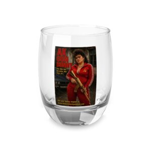 Thick Richards AK Gun Bunny Whiskey Glass