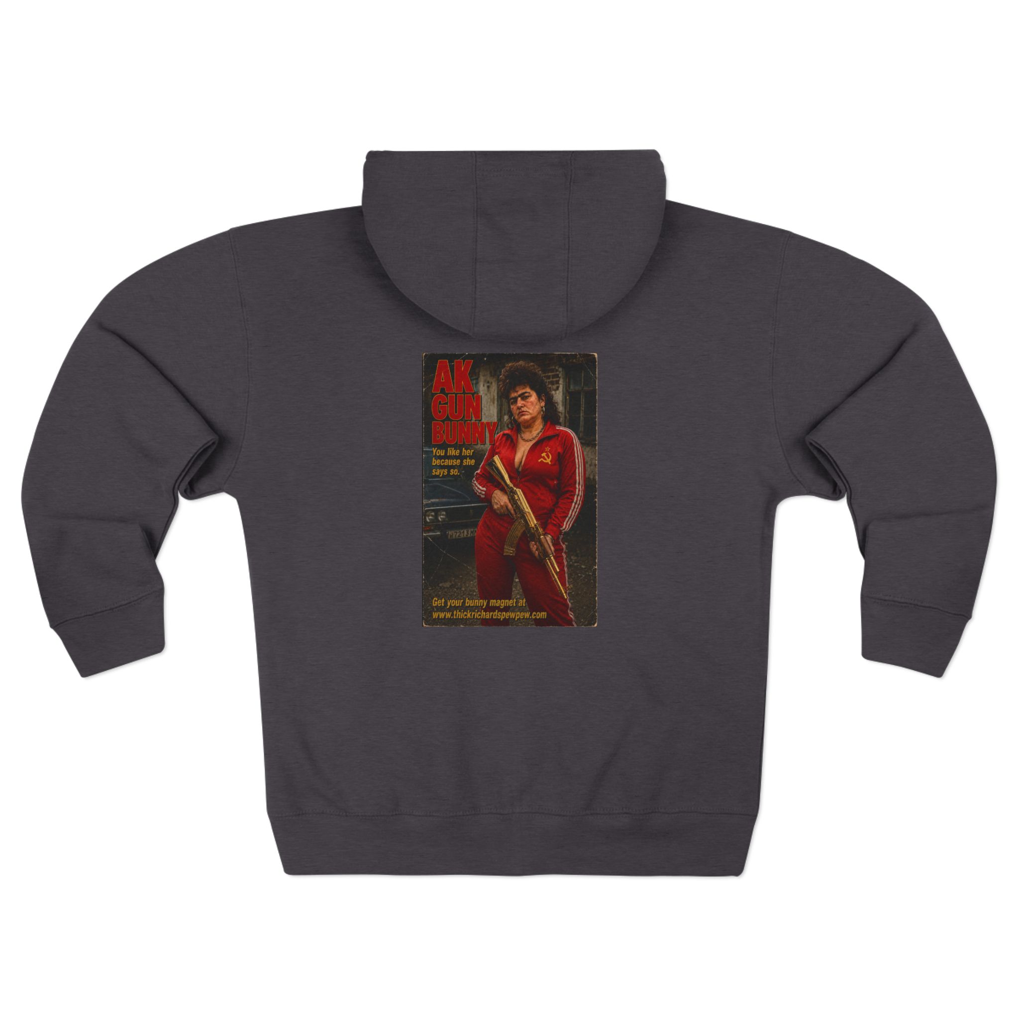 Thick Richards AK Gun Bunny Zip Hoodie - Image 4