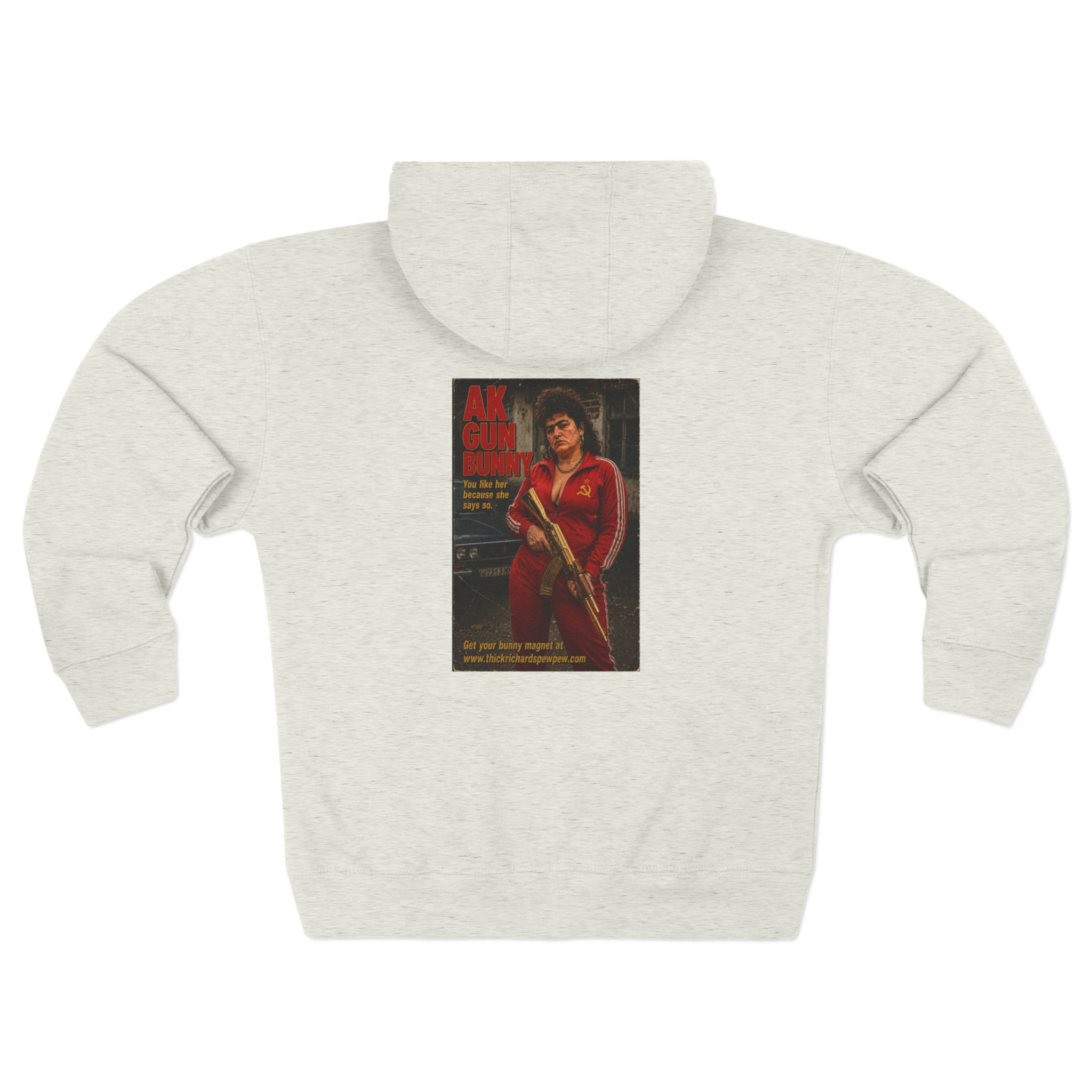Thick Richards AK Gun Bunny Zip Hoodie - Image 8