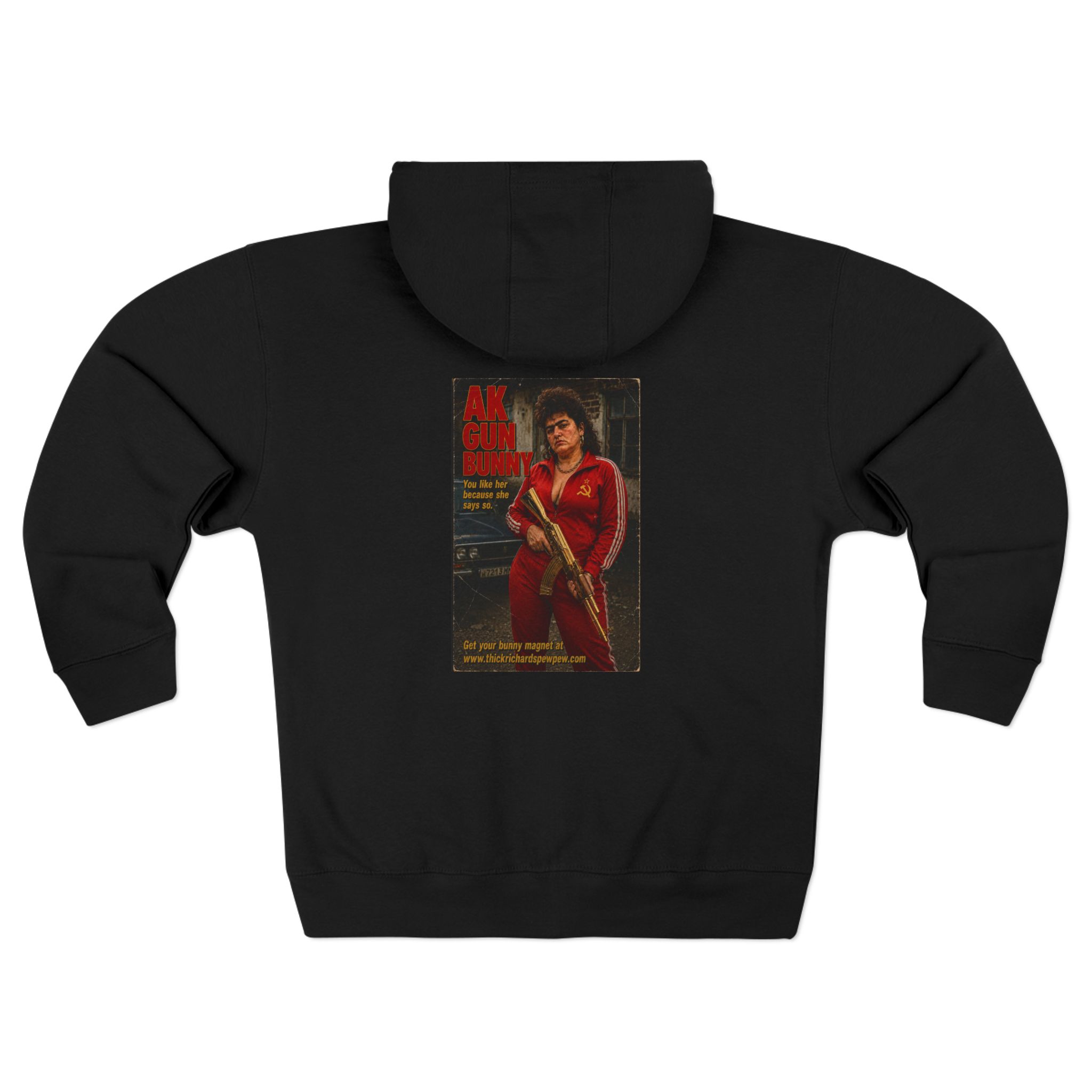 Thick Richards AK Gun Bunny Zip Hoodie - Image 6